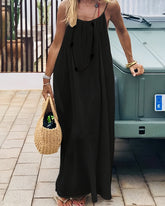 Backless Cami Dress for Beach & Vacation