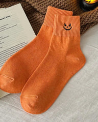 5-Pair Women's Halloween Crew Socks – 5 Cute & Cozy Fall Designs