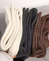 5-Pair Women's Warm Calf Socks – Slim-Fit Winter Socks in Mixed Colors