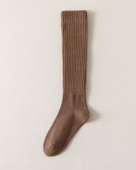 5-Pair Women's Warm Calf Socks – Slim-Fit Winter Socks in Mixed Colors