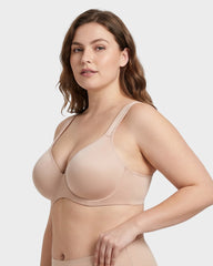 Plus Size Full Coverage Soft Unlined Minimizer Bra