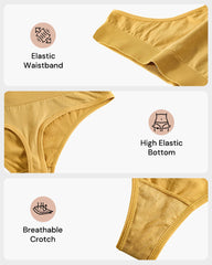 9-Pack Comfort Seamless Sport Thong Panties