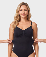 Covered Bust Seamless Sculpting Bodysuit