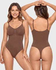 Covered Bust Seamless Sculpting Bodysuit