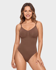Covered Bust Seamless Sculpting Bodysuit