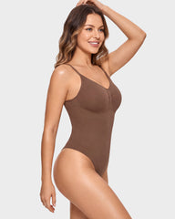 Covered Bust Seamless Sculpting Bodysuit