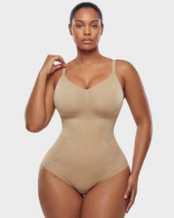 Deep V Butt Lift Camisole Bodysuit Shapewear