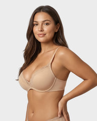 Deep V Lace Push-Up Bra