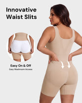 Easy-Access Tummy Control Shapewear Bodysuit