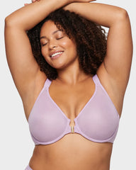 Front Clasp Mesh Support Bra