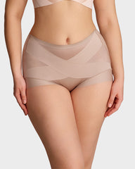 6-Pack Cross Compression High Waist Tummy Control Panties