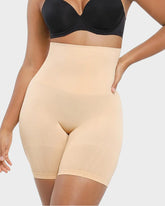 High-Waisted Tummy Control Shaping Shorts