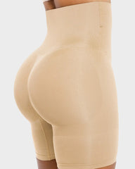 High-Waisted Tummy Control Shaping Shorts
