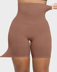 High-Waisted Tummy Control Shaping Shorts
