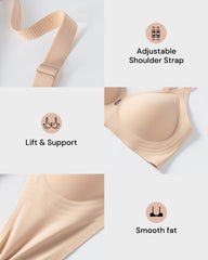 Invisible Jelly-Support Lift Water Drop Bra