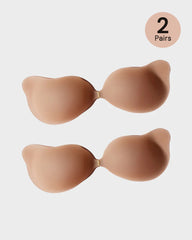 2 Pairs Invisible Uplift Adhesive Push-Up Bra