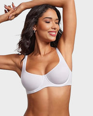 Invisible Wired Unlined Balconette Bra