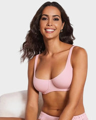 Invisible Wired Unlined Balconette Bra