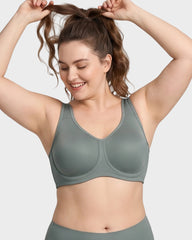 Max Control High-Impact Sports Bra with Exterior Underwire