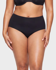 5-Pack No Show High-Waist Briefs for Everyday Seamless Comfort