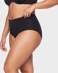 5-Pack No Show High-Waist Briefs for Everyday Seamless Comfort