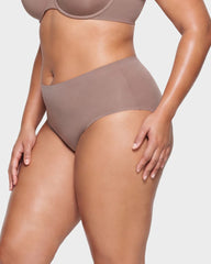 5-Pack No Show High-Waist Briefs for Everyday Seamless Comfort