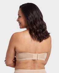 No-Slip Strapless Mesh Bra for Full Bust Support