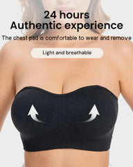 Non-Slip Bandeau Seamless Wireless Strapless Bra