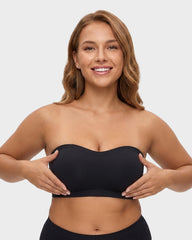 Non-Slip Bandeau Seamless Wireless Strapless Bra