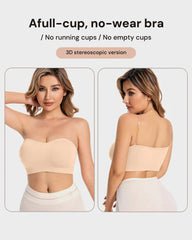 Non-Slip Bandeau Seamless Wireless Strapless Bra