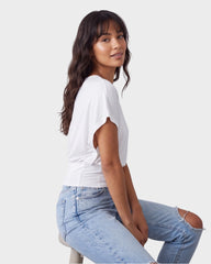 Off Shoulder Slim Fit Crop Top