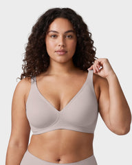 Seamless Deep V Push-Up Wireless Bra