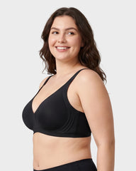 Seamless Deep V Push-Up Wireless Bra