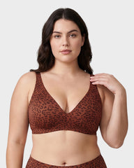 Seamless Deep V Push-Up Wireless Bra