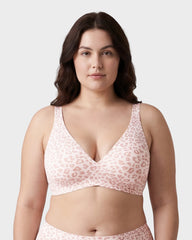 Seamless Deep V Push-Up Wireless Bra