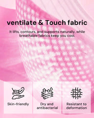 Plus Size Lace Mesh Full-Coverage Underwire Bra
