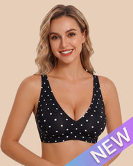 Seamless Deep V Push-Up Wireless Bra