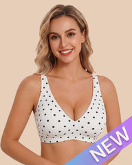 Seamless Deep V Push-Up Wireless Bra