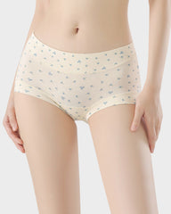 5-Pack Antibacterial Cotton Seamless Boxer Panties
