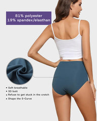 6-Pack Seamless High-Waist No-Show Comfort Panties