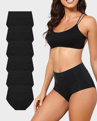 6-Pack Seamless High-Waist No-Show Comfort Panties