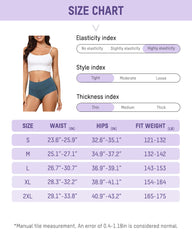 6-Pack Seamless High-Waist No-Show Comfort Panties