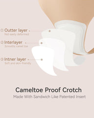5-PACK Seamless Camel Toe Cover Thongs