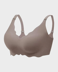 Soft Wireless Full Coverage Scalloped Jelly Bra