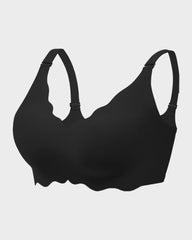 Soft Wireless Full Coverage Scalloped Jelly Bra