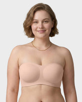 Strapless Wireless Padded Bandeau Bra