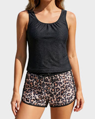 Athletic Two-Piece Tankini Set