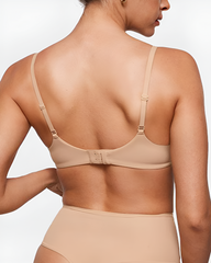 Unlined Underwire Plunge Balconette Bra