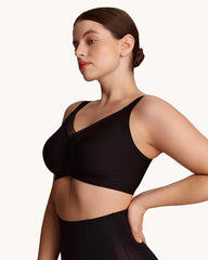 Womens Wireless Bras V Mesh Comfortable Bralette Supportive