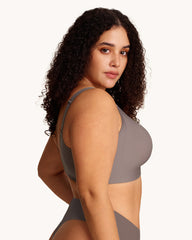 Womens Wireless Bras V Mesh Comfortable Bralette Supportive